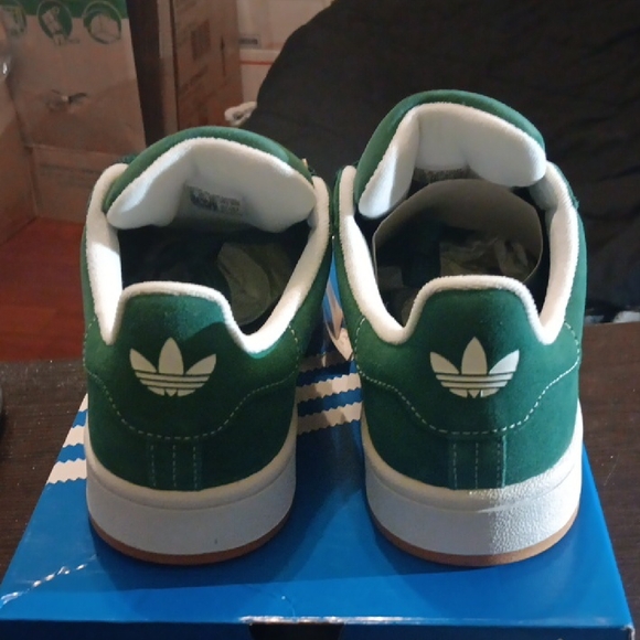Adidas Campus 00s Forest Green and White Shoes Mens 6 Womens 7 NWT & BOX - Picture 5 of 10